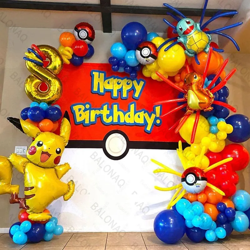 Balloon Arch Kit - 84pcs Pikachu Party Ballonnen Garland Arch