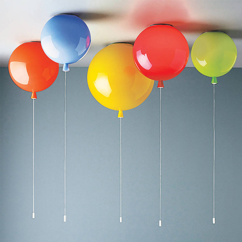 Led Balloon Light - Moderne Kleurrijke Ballon Plafondlamp Voor Slaapkamer