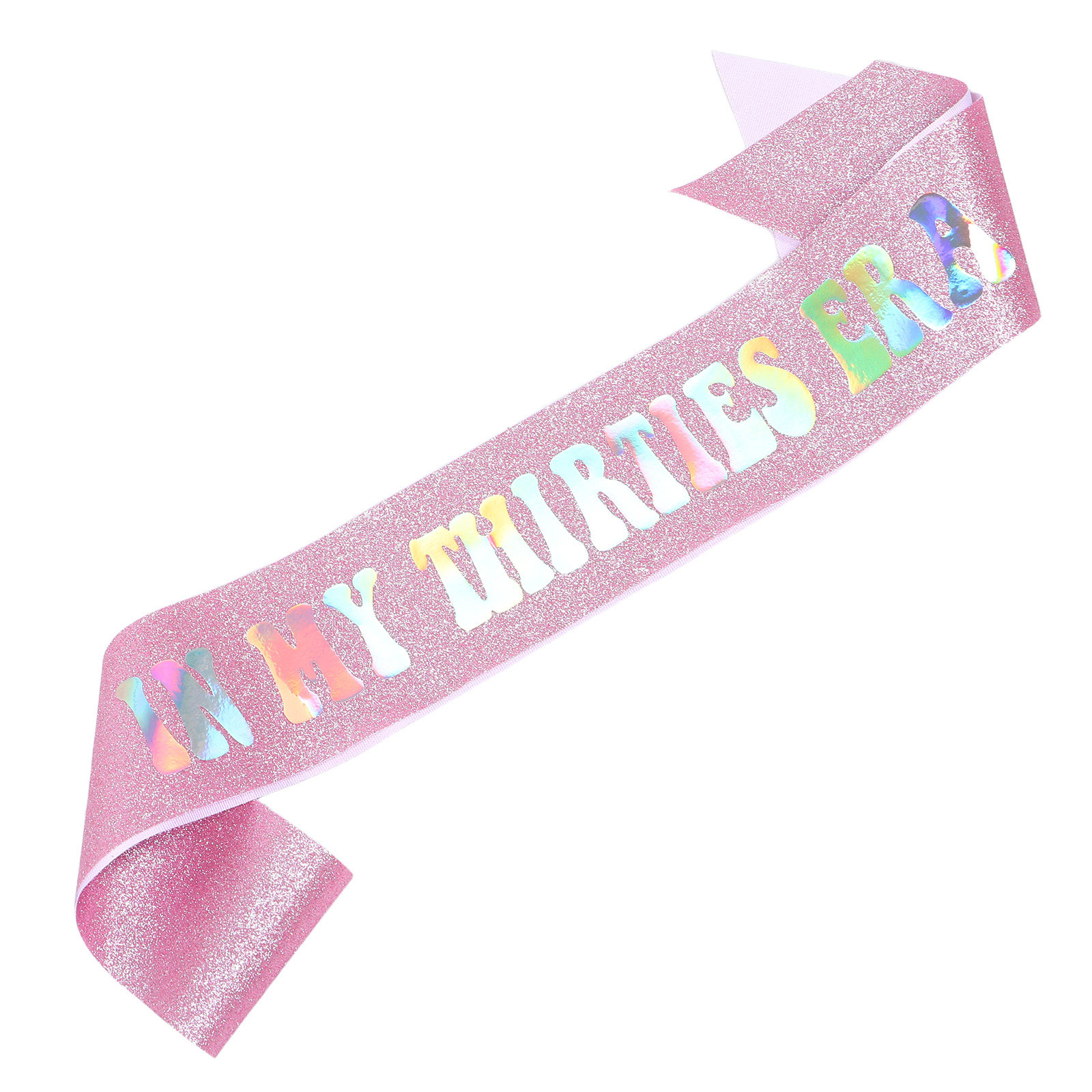 Birthday Sash Glitter - Verjaardagssjerp 'In My Thirties Era' voor