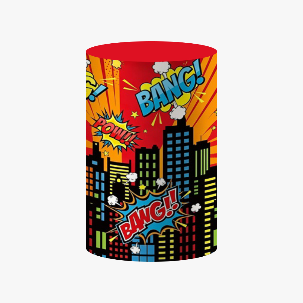 Comic Superhero Cilinder Cover - Dessert Table Backdrop recensie en prijs