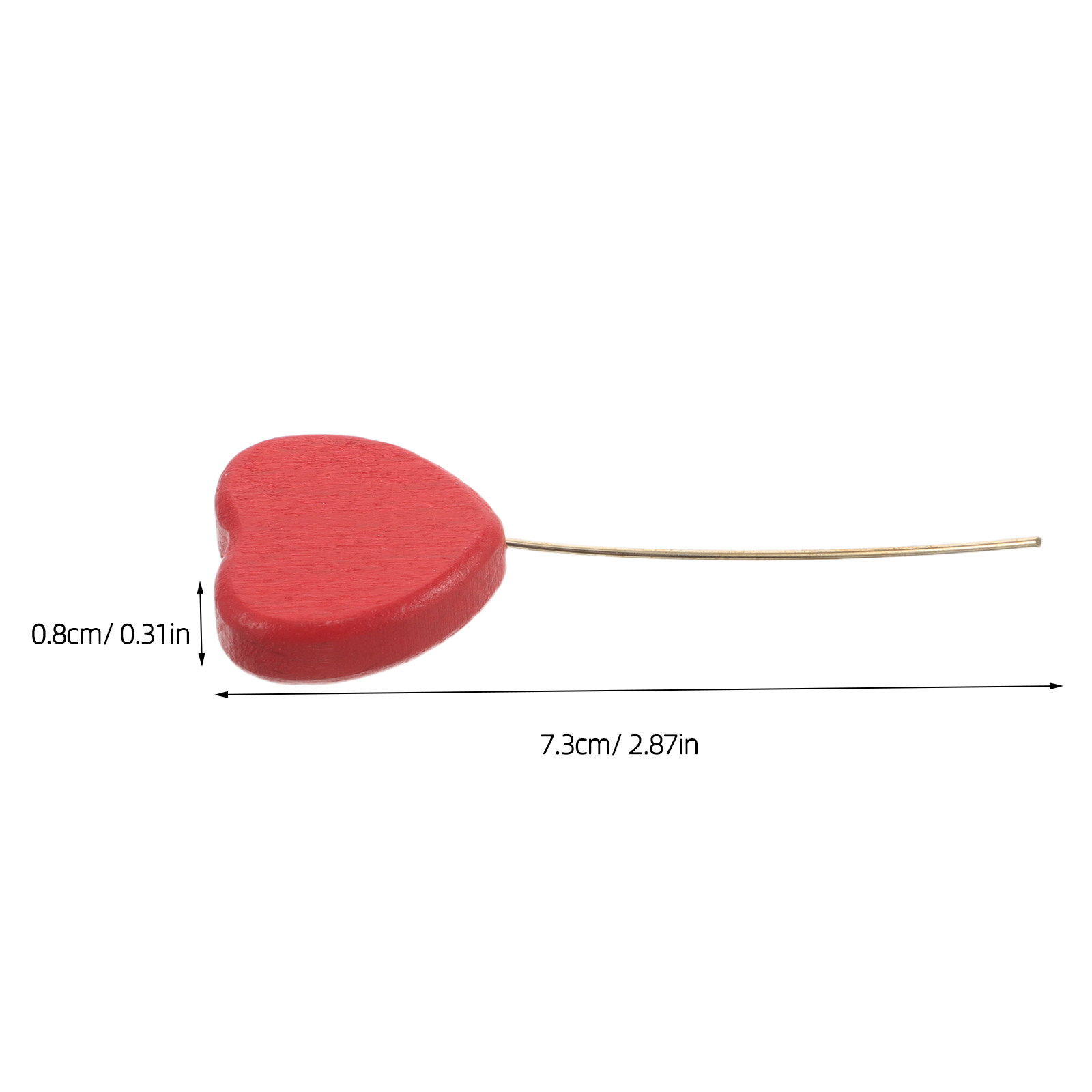 6 stuks houten hartvormige dec - Centerpiece Stick recensie en prijs