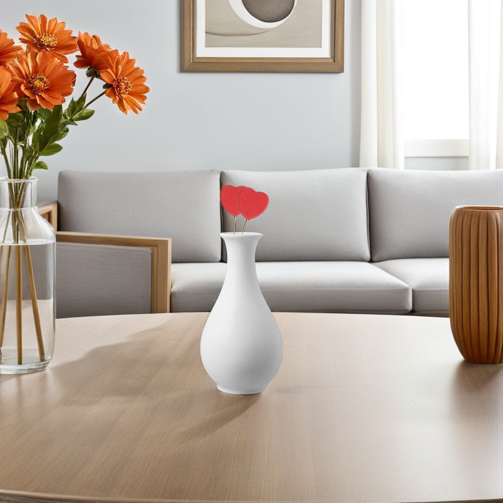 6 stuks houten hartvormige dec - Centerpiece Stick recensie en prijs