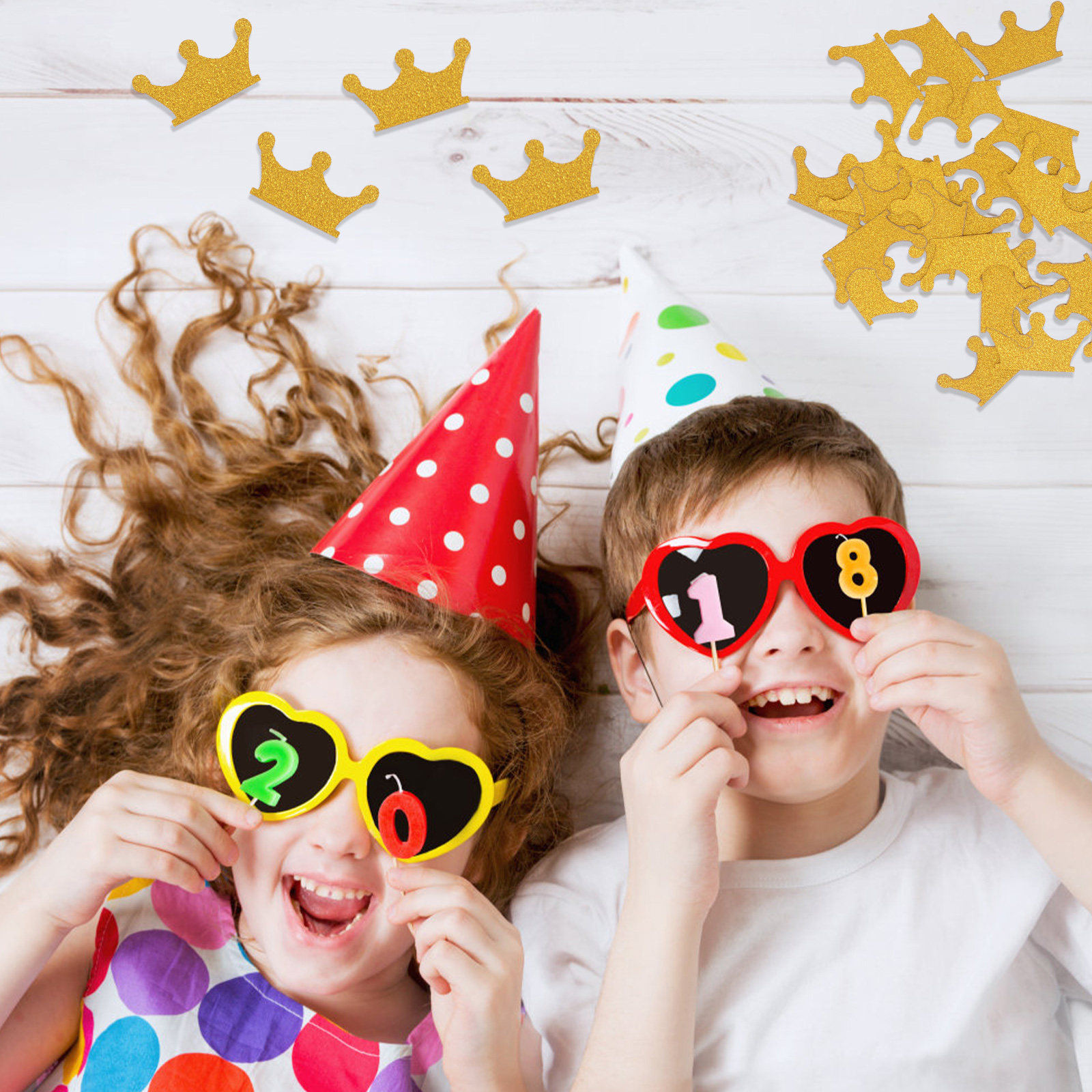 200 stuks dubbelzijdige kroonc - Papercraft Supply Confetti recensie en prijs