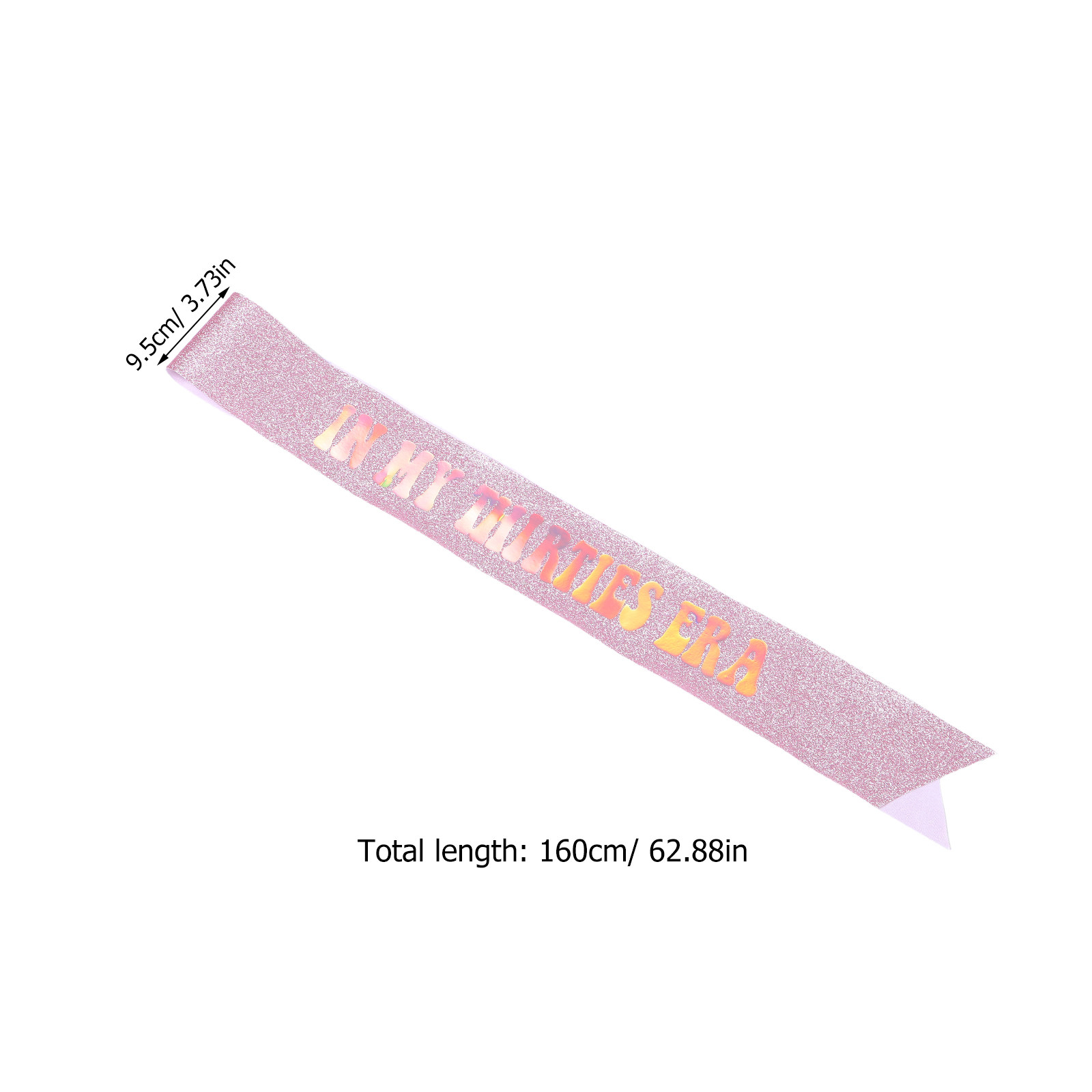 Verjaardagssjerp 'In My Thirti - Birthday Sash Glitter recensie en prijs