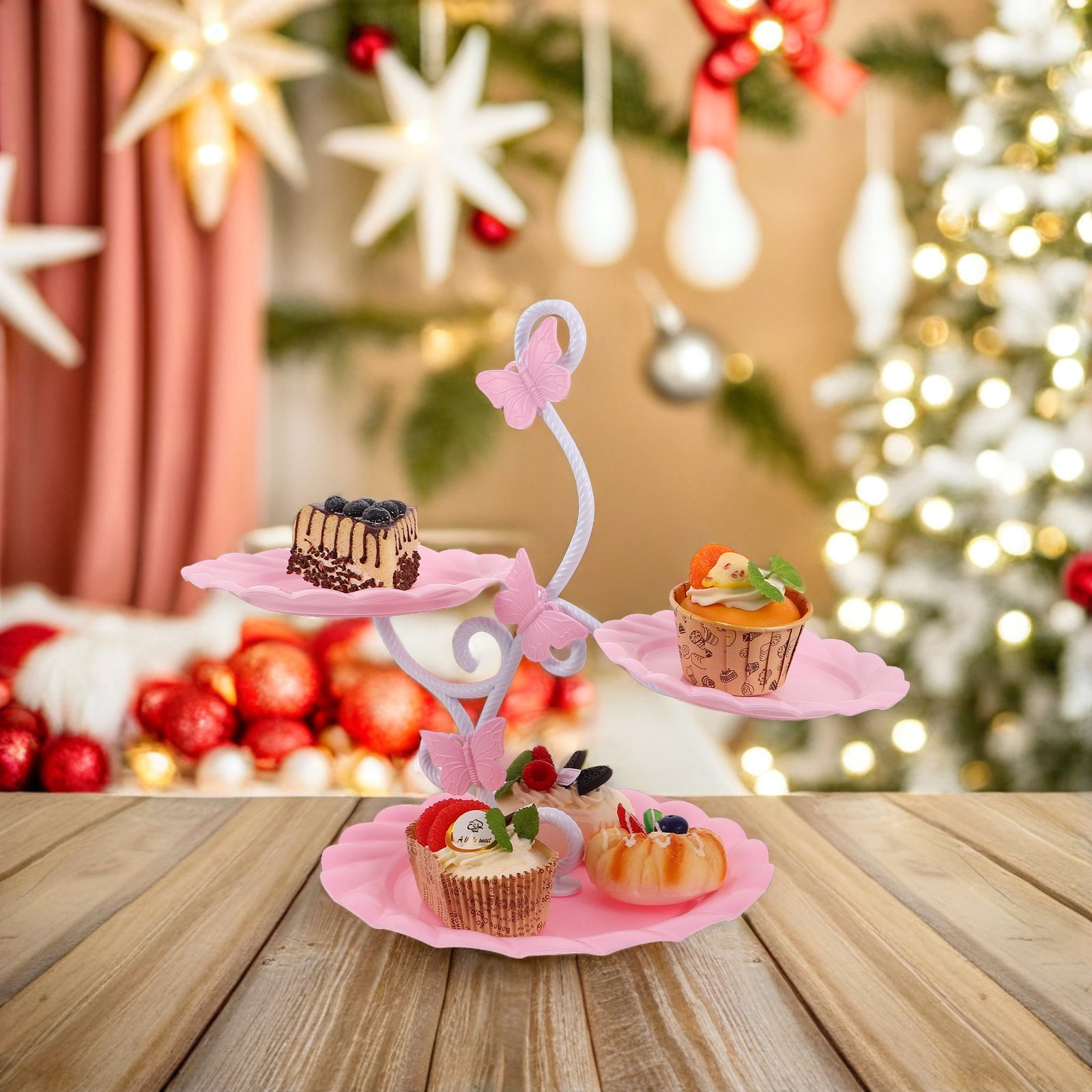 3-laags taartpresentatiestanda - Cupcake Stand Tier recensie en prijs